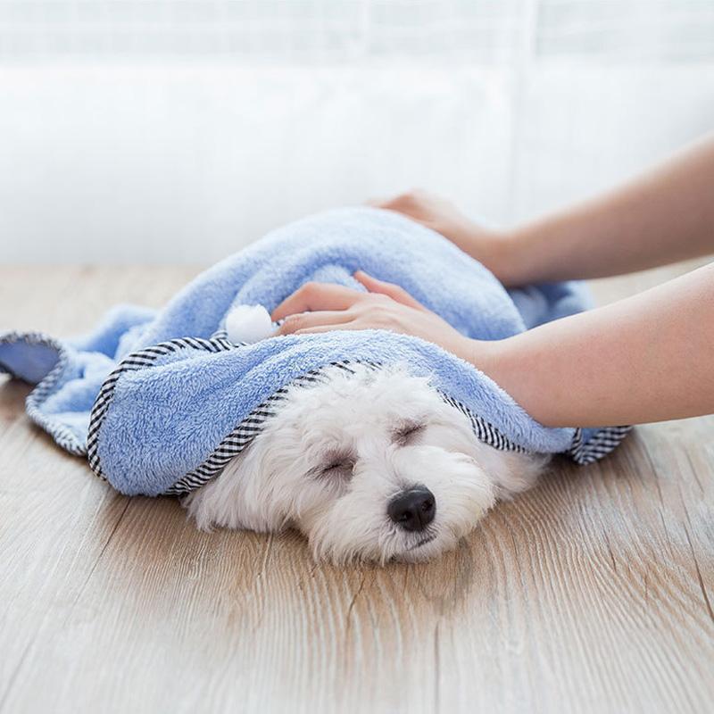 Lighteme Pet's Skin-friendly Bath Towel (5 colors & 3 sizes)