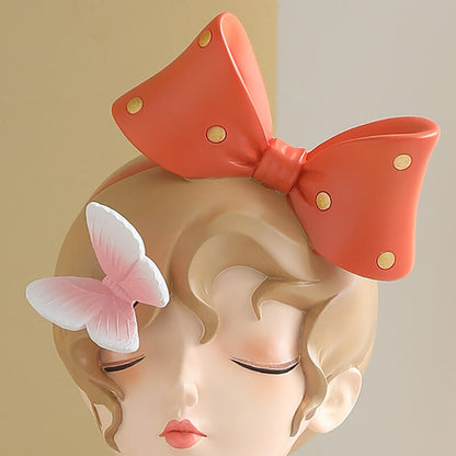 Lighteme Petal Bow Resin Girl Storage