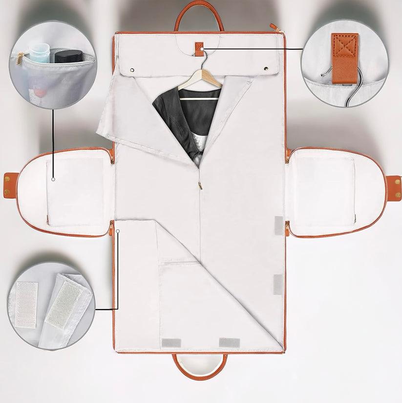 Sac de garde-robe pliable Lighteme avec plusieurs poches