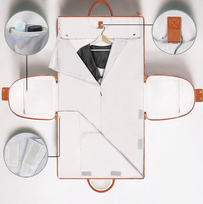 Sac de garde-robe pliable Lighteme avec plusieurs poches