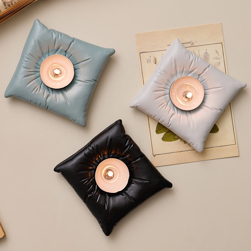Lighteme Pillow Resin Candle Holder