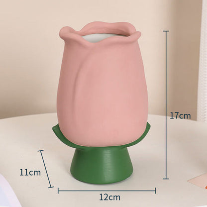 Vase en céramique en forme de tulipe Lighteme