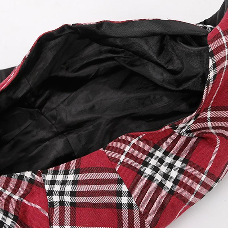 Sac bandoulière Lighteme Plaid pour animaux de compagnie (2 couleurs)