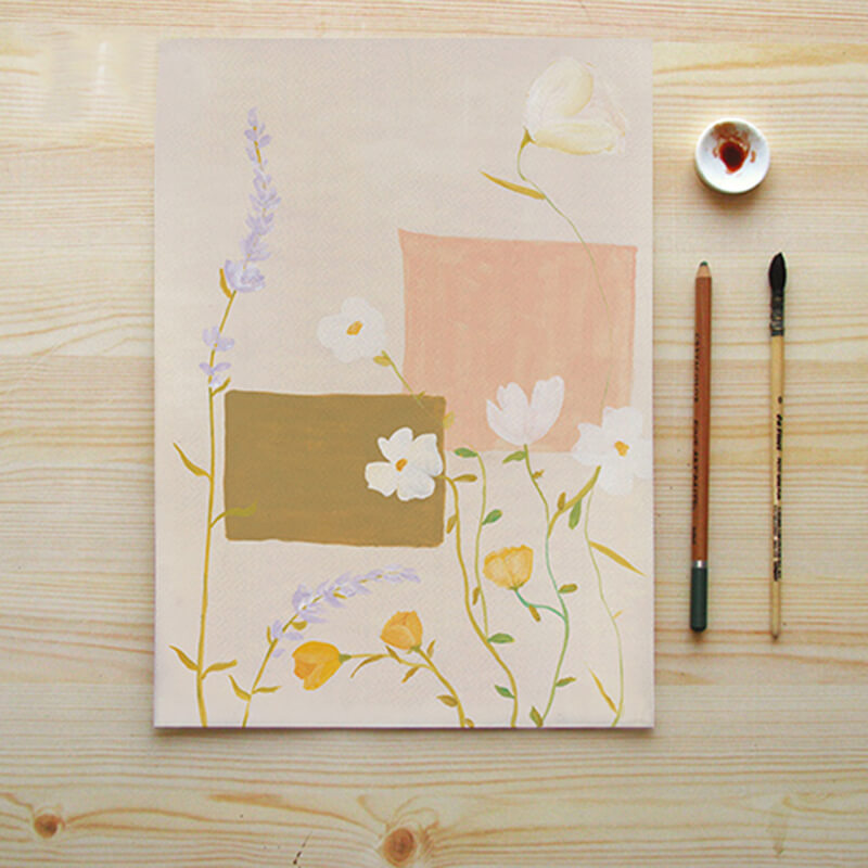 Lighteme Plant Flower Canvas Art Painting