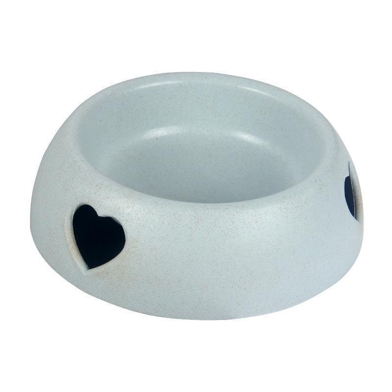 Lighteme Plastic Love Dog Feeder Two Bowls (2 sizes)