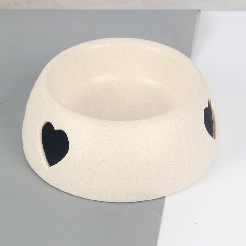 Lighteme Plastic Love Dog Feeder Two Bowls (2 sizes)