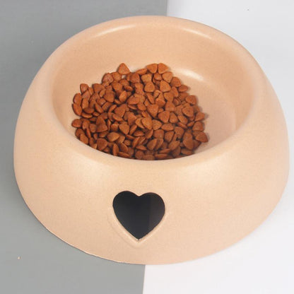 Lighteme Plastic Love Dog Feeder Two Bowls (2 sizes)