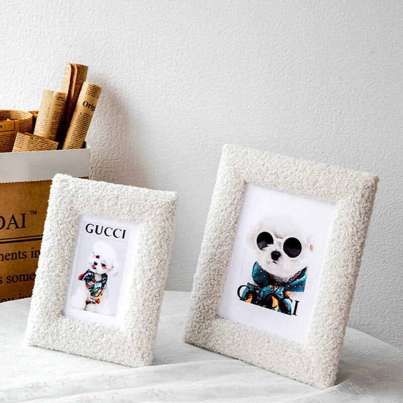 Cadre photo en peluche Lighteme