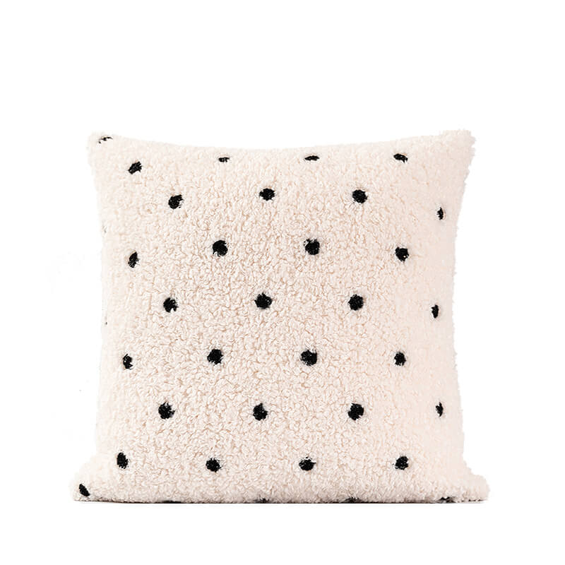 Lighteme Polka Dots Throw Pillow Cover