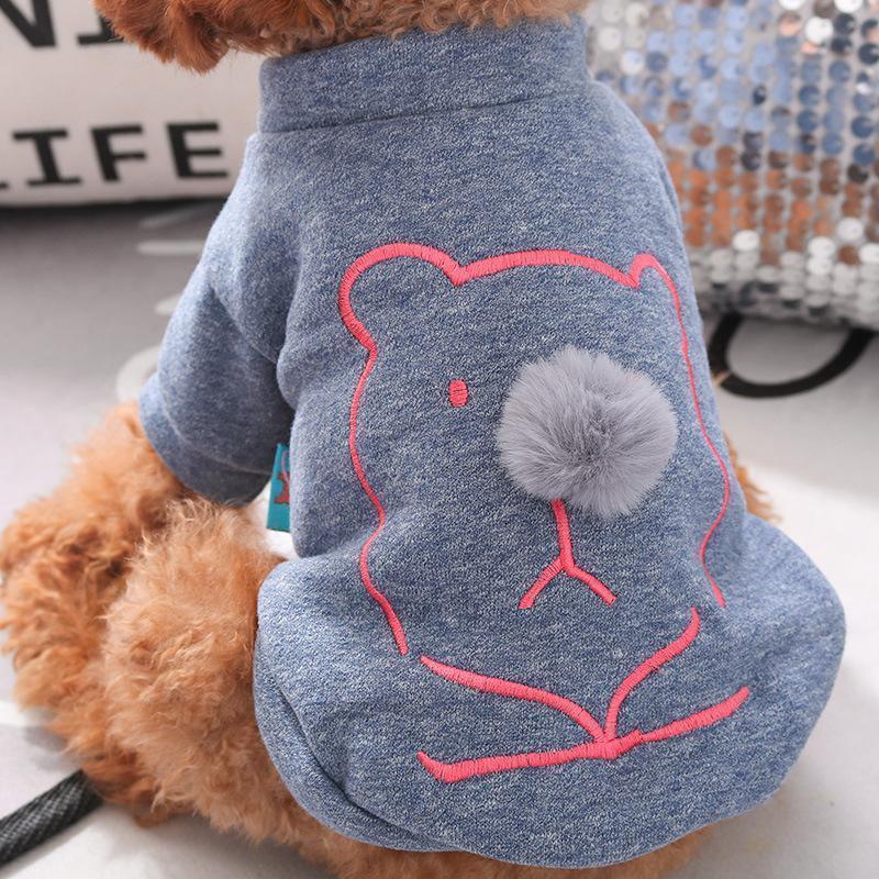 Lighteme Pompom Dog Two Legs Sweatshirt (5 sizes)