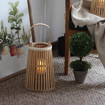 Lighteme Portable Bamboo Candle Holder