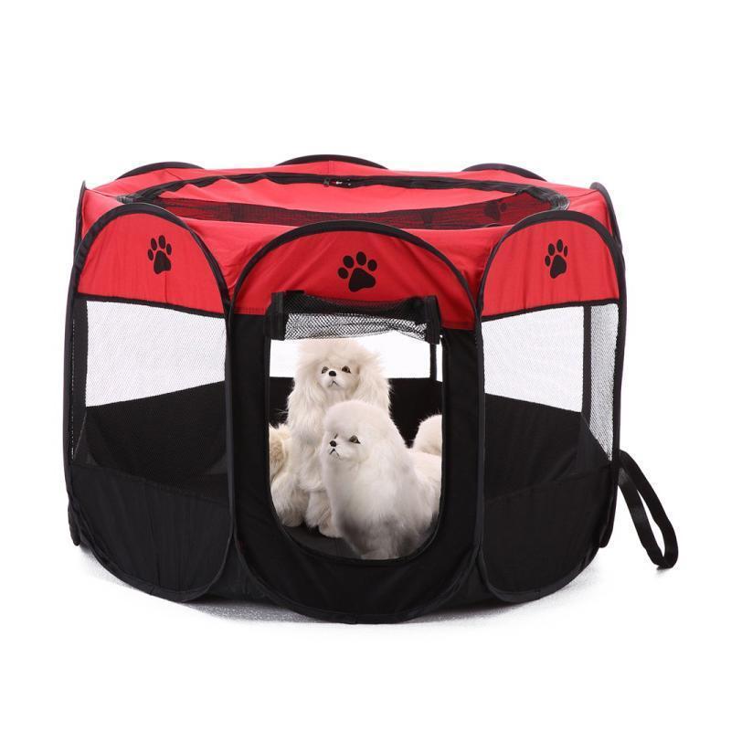 Lighteme Portable Folding Pet Tent Octagon Playpen (6 colors & 2 sizes)