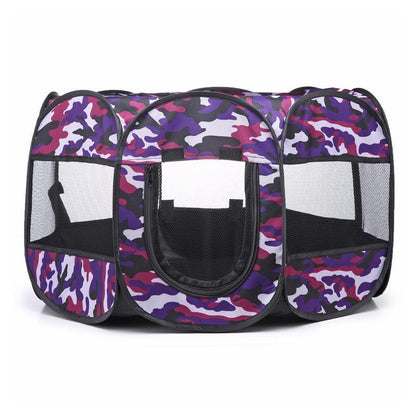 Lighteme Portable Folding Pet Tent Octagon Playpen (6 colors & 2 sizes)