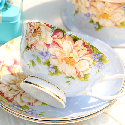 Lighteme Printed Bone China Teapot Set