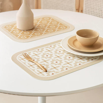 Lighteme Printed Leather Placemat