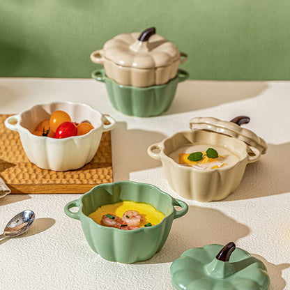 Bol de cuisson en céramique en forme de citrouille Lighteme