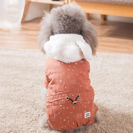 Lighteme Puppy's Winter Thermal Cotton Coat (2 colors & 6 sizes)