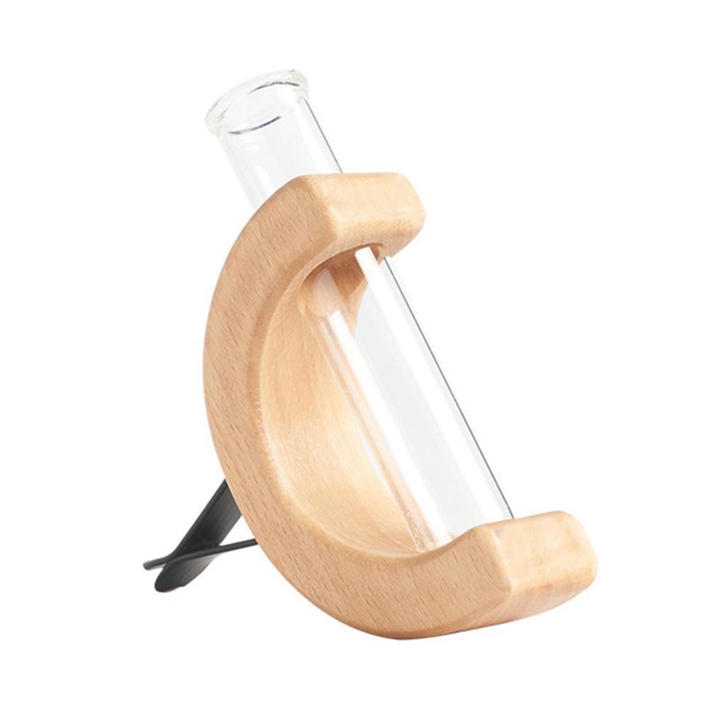 Lighteme Kompaktauto Miniatur-Blumenvase aus Holz