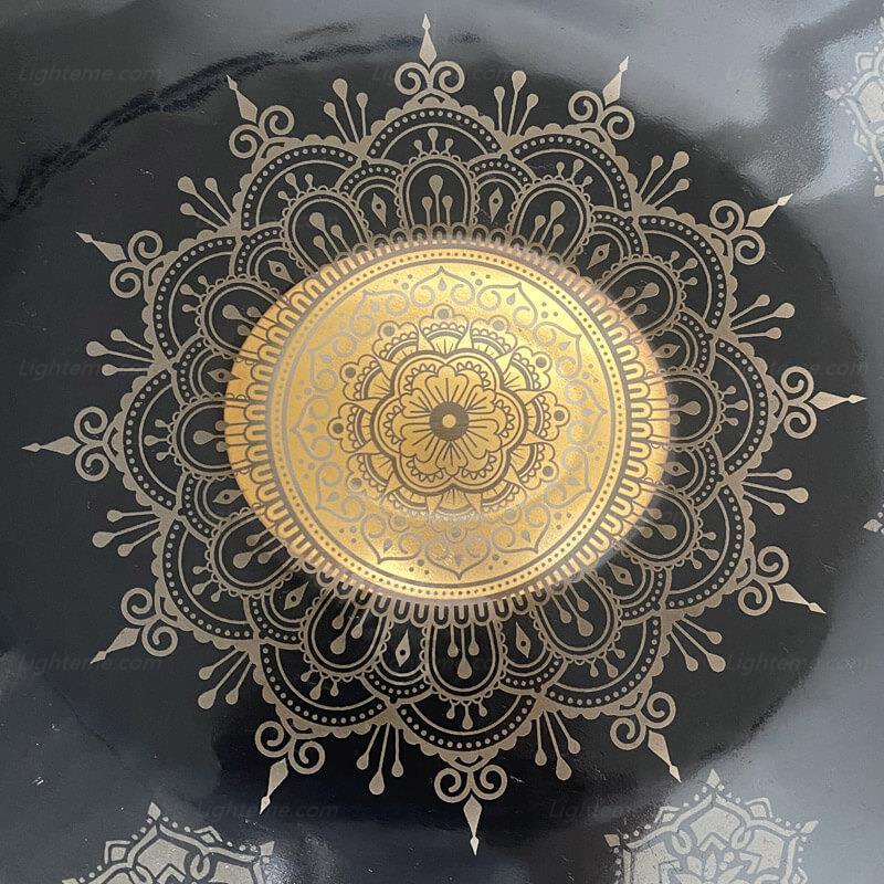 Royal Garden Custom Handmade Handpan Drum Hijaz D Minor 22 Inch 9/10/12 Notes Nitride Steel Hand Pan