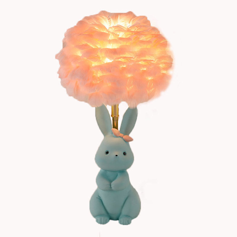 Lighteme Rabbit Feather Table Lamp