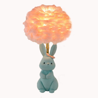 Lighteme Rabbit Feather Table Lamp
