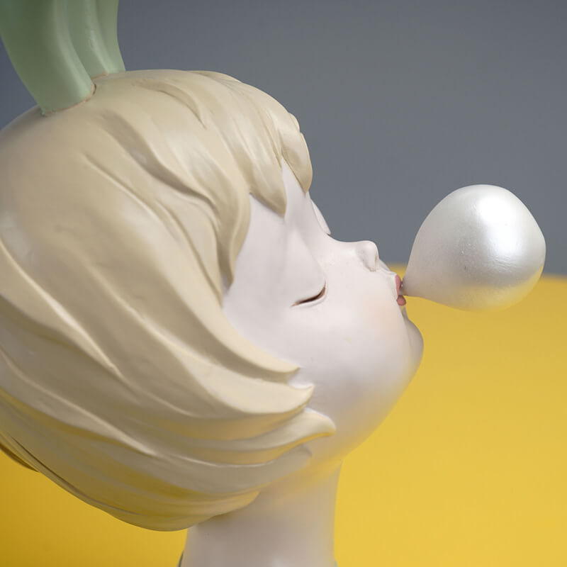 Lighteme Rabbit Girl Resin Ornament