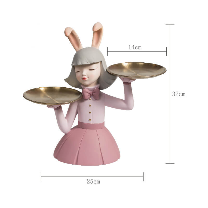 Lighteme Rabbit Girl Resin Storage