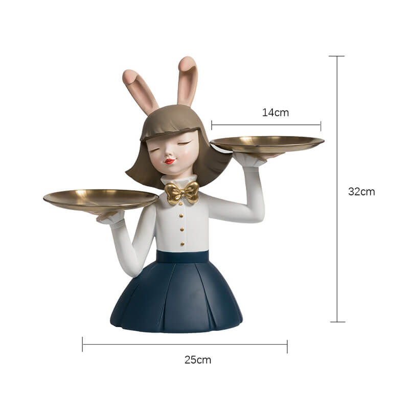 Lighteme Rabbit Girl Resin Storage