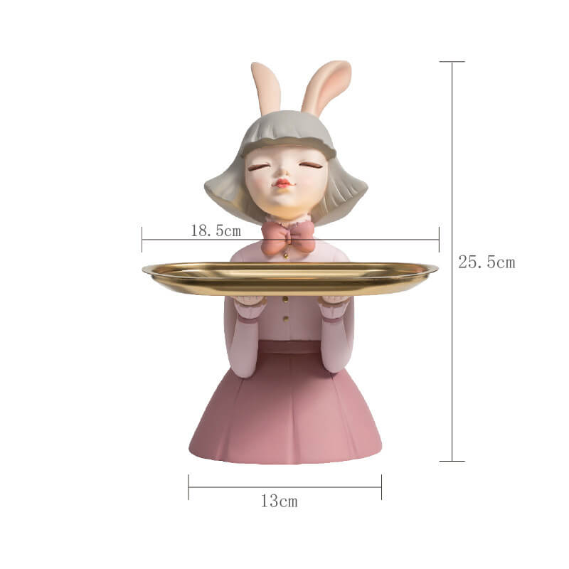 Lighteme Rabbit Girl Resin Storage