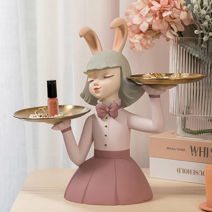 Lighteme Rabbit Girl Resin Storage