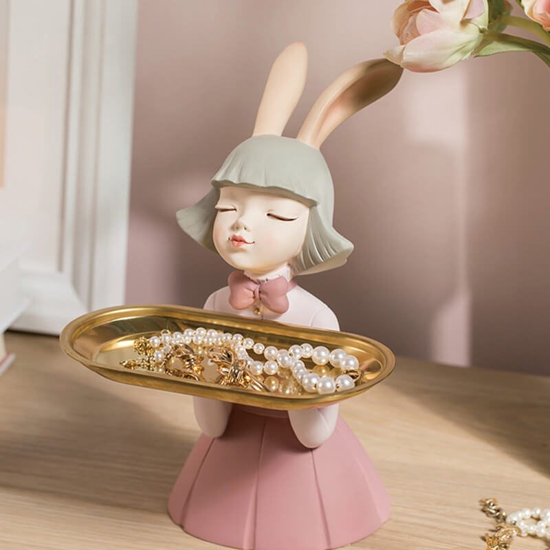 Lighteme Rabbit Girl Resin Storage