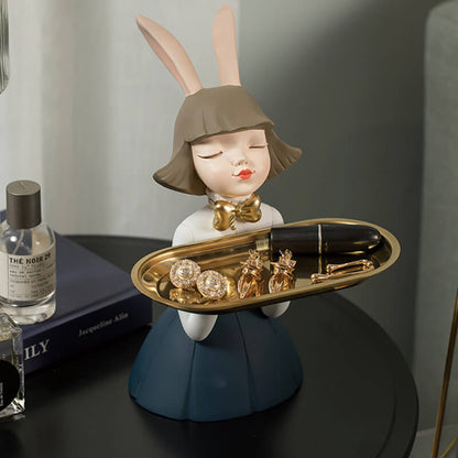 Lighteme Rabbit Girl Resin Storage