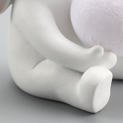 Lampe de bureau en résine Lighteme Rabbit