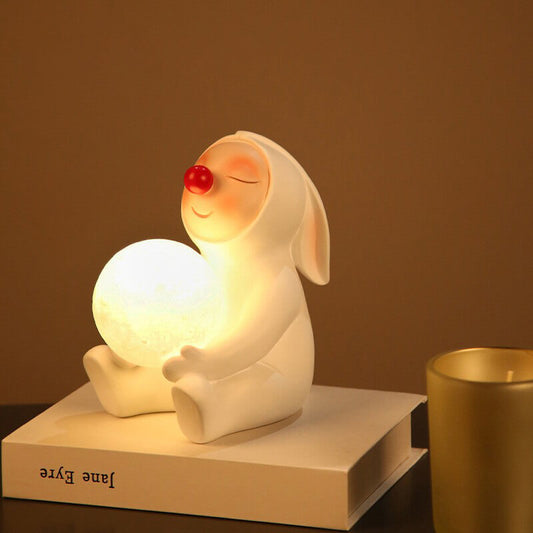 Lighteme Rabbit Resin Desk Lamp