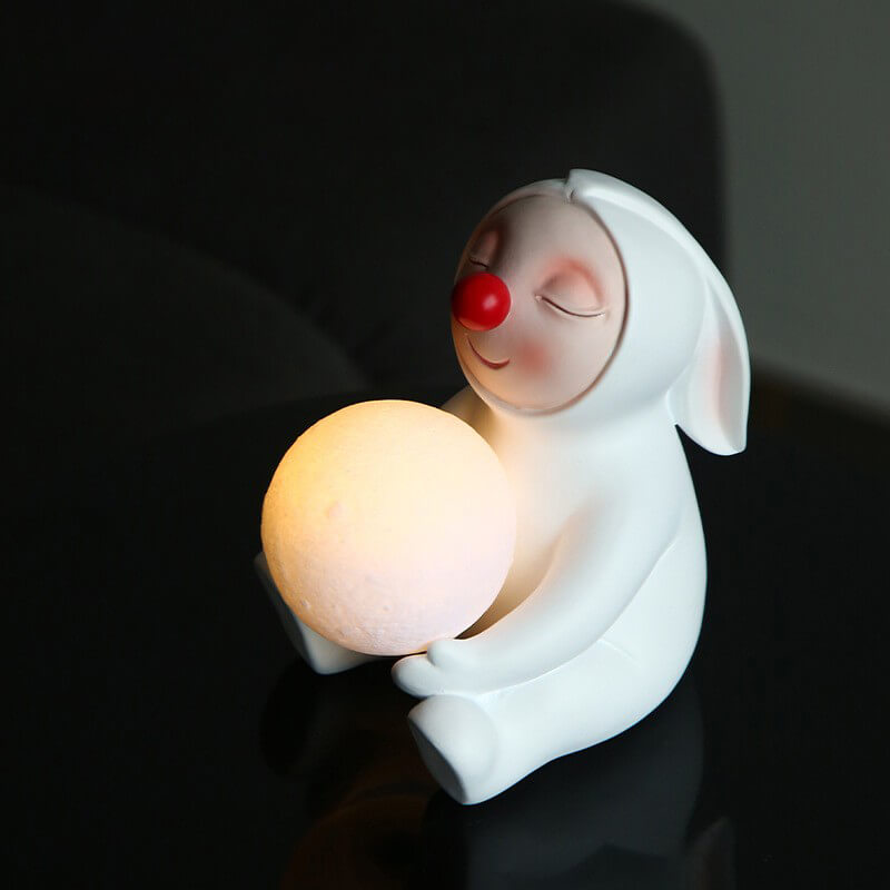 Lampe de bureau en résine Lighteme Rabbit