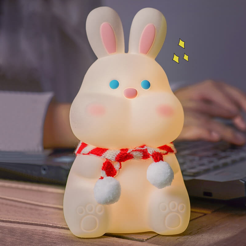 Lighteme Kaninchen-Nachtlampe aus Silikon