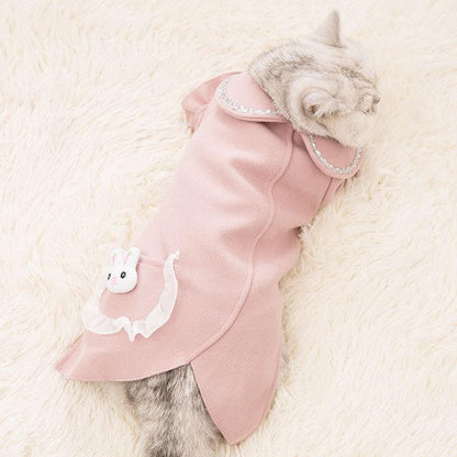 Lighteme Rabbit Cat Woolen Casual Coat (5 colors)