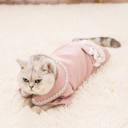 Lighteme Rabbit Cat Woolen Casual Coat (5 colors)
