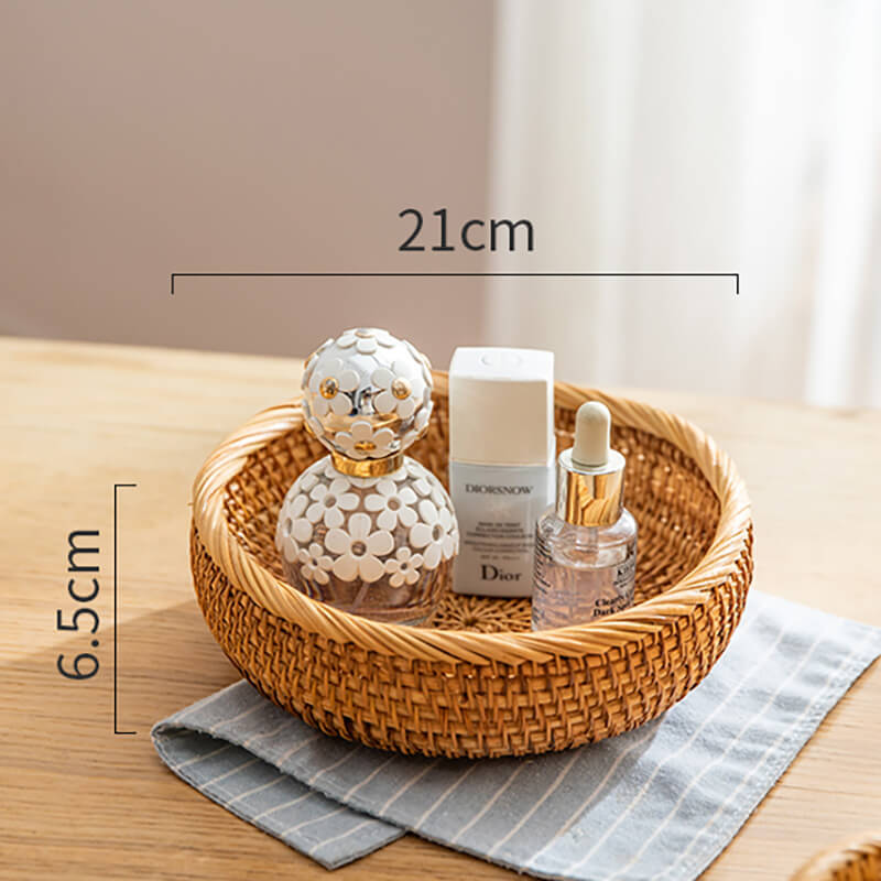 Panier de rangement en rotin Lighteme