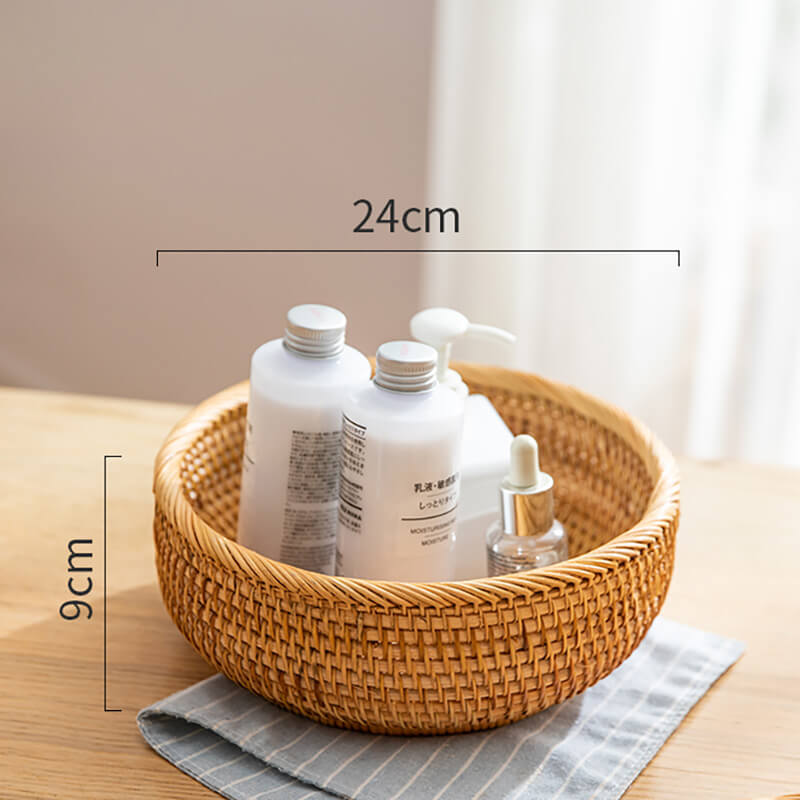 Panier de rangement en rotin Lighteme