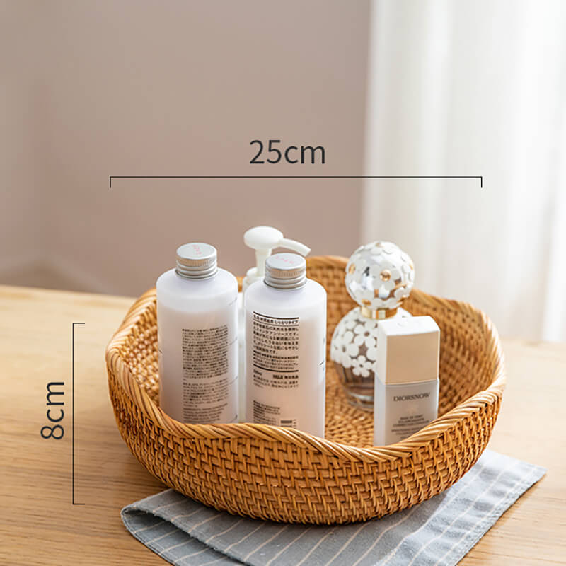 Panier de rangement en rotin Lighteme
