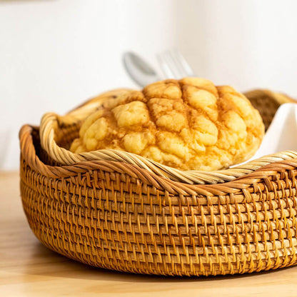 Panier de rangement en rotin Lighteme