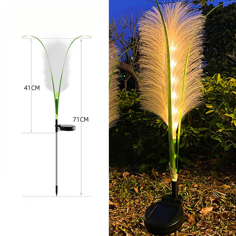Lighteme Solar Reed Dekorative Außenleuchte