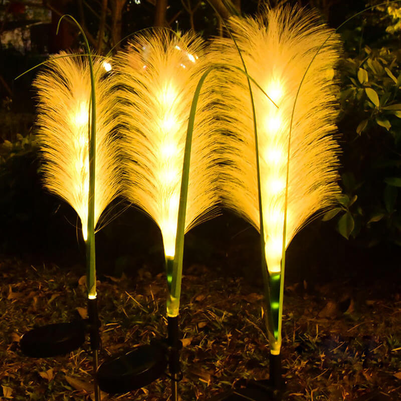 Lighteme Solar Reed Dekorative Außenleuchte