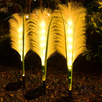 Lighteme Solar Reed Dekorative Außenleuchte