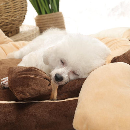 Lighteme Removable Plump Pad Pet Kennel (5 colors & 4 sizes)