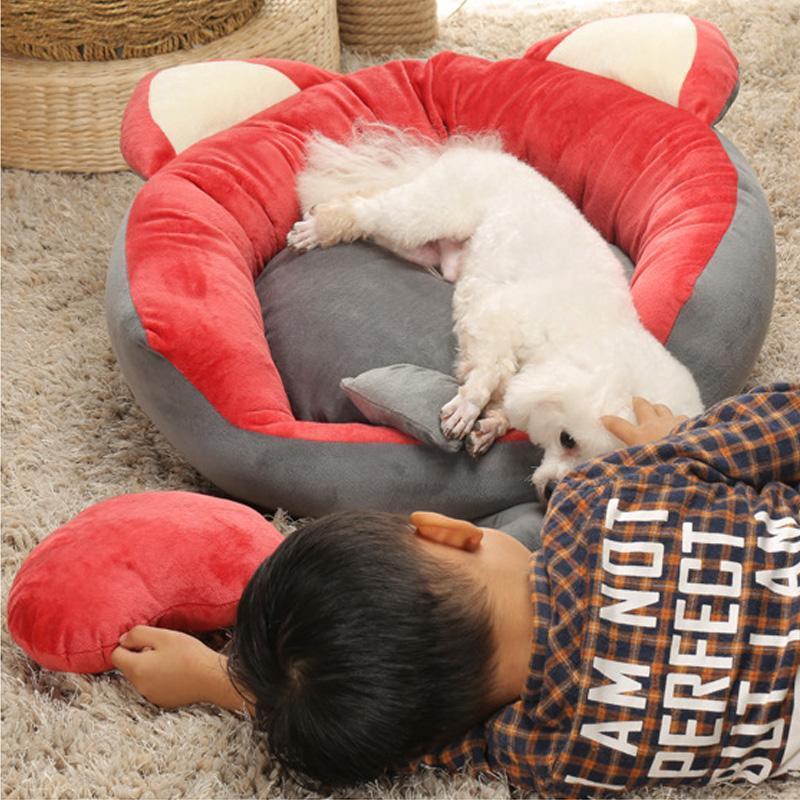 Lighteme Removable Plump Pad Pet Kennel (5 colors & 4 sizes)