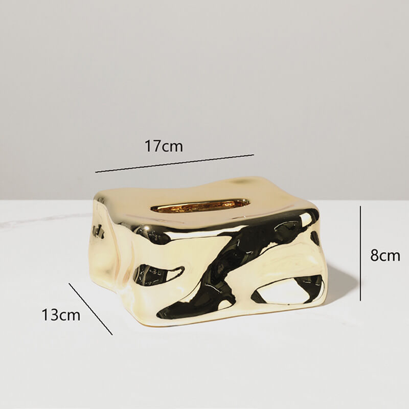 Boîte de rangement pour mouchoirs en résine Lighteme