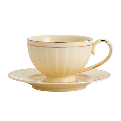 Lighteme Retro Ceramic Coffee Cup And Saucer Set