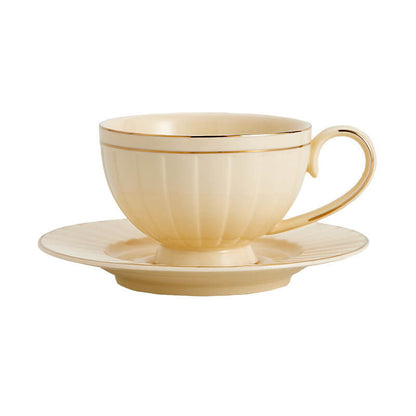 Lighteme Retro Ceramic Coffee Cup And Saucer Set